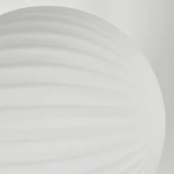 Lampadaire - Verre 15 cm Remaisnil Blanc, 5 lumières