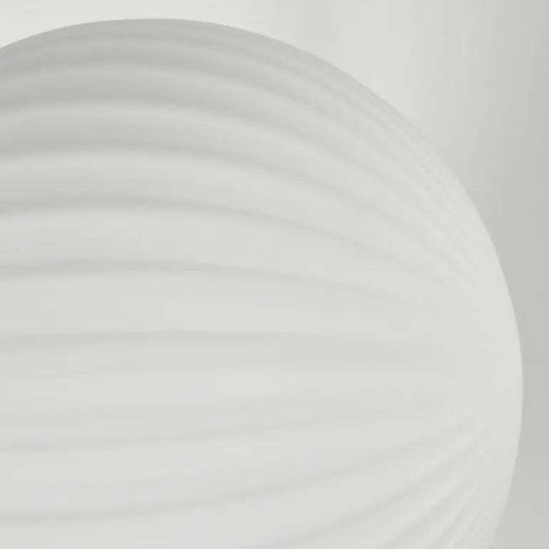 Lampadaire - Verre 15 cm Remaisnil Blanc, 5 lumières