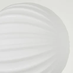 Lampadaire - Verre 10 cm Remaisnil Blanc, 5 lumières