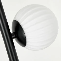 Lampadaire - Verre 10 cm Remaisnil Blanc, 5 lumières