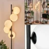 Lampadaire - Verre 15 cm Remaisnil Blanc, 5 lumières