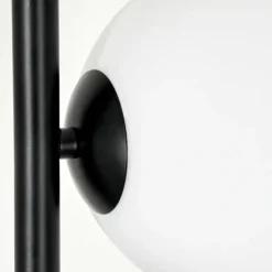 Lampadaire - Verre 15 cm Remaisnil Blanc, 5 lumières
