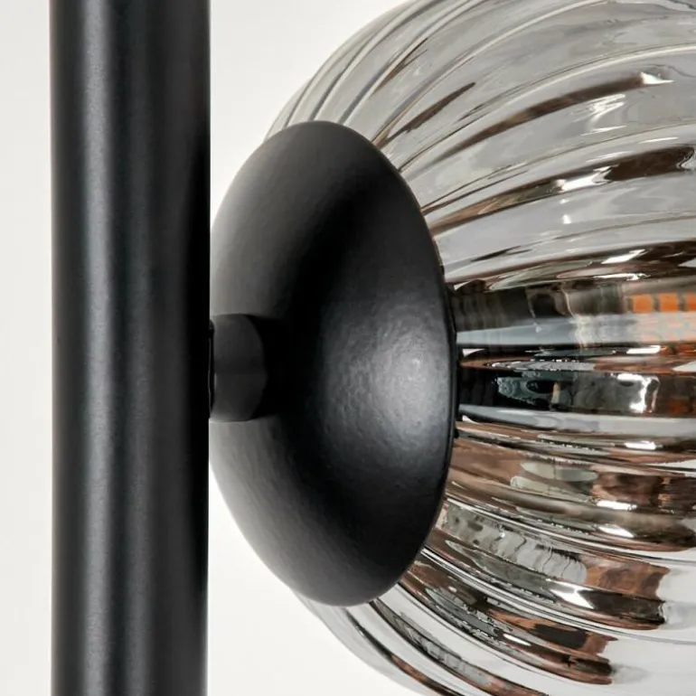 Lampadaire - Verre 10 cm Remaisnil Fumé, 5 lumières