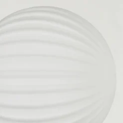 Lampadaire - Verre 12 cm Remaisnil Blanc, 6 lumières