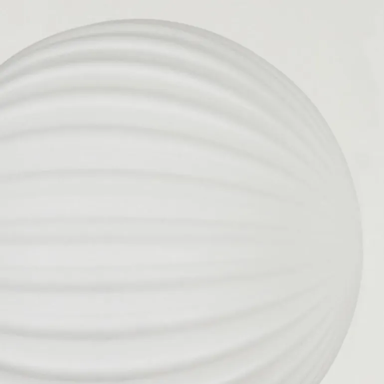 Lampadaire - Verre 12 cm Remaisnil Blanc, 6 lumières