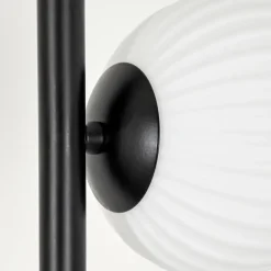 Lampadaire - Verre 12 cm Remaisnil Blanc, 6 lumières