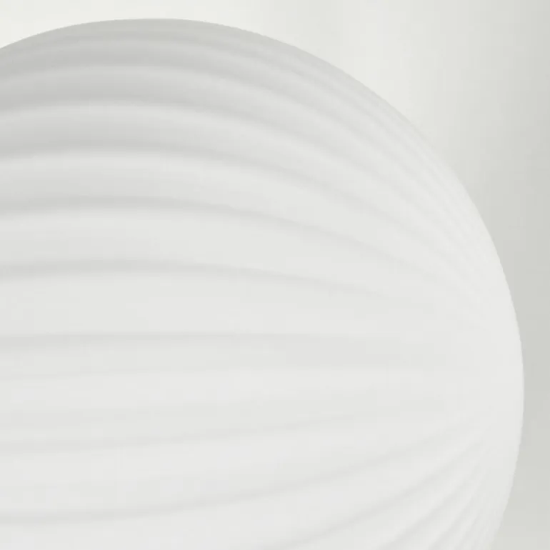 Lampadaire - Verre 15 cm Remaisnil Blanc, 6 lumières