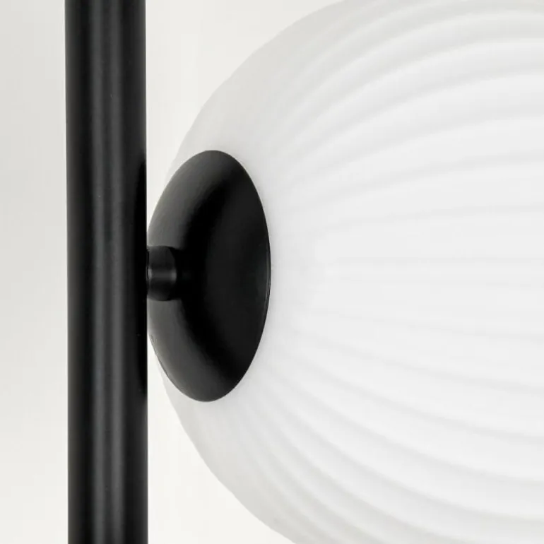 Lampadaire - Verre 15 cm Remaisnil Blanc, 6 lumières