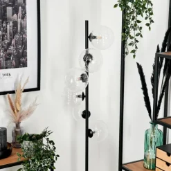 Lampadaire - Verre 15 cm Remaisnil Clair, 6 lumières