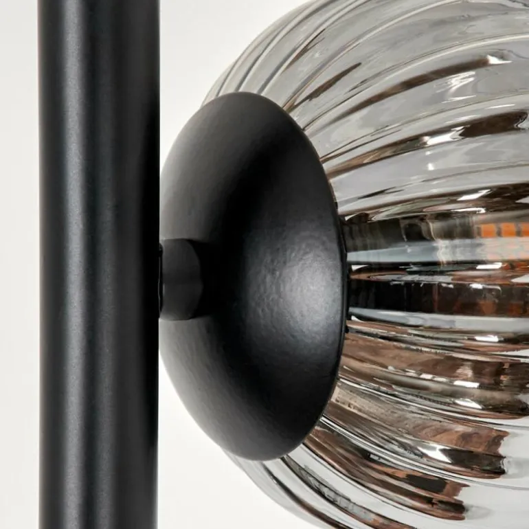 Lampadaire - Verre 10 cm Remaisnil Fumé, 6 lumières
