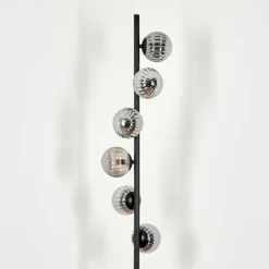 Lampadaire - Verre 10 cm Remaisnil Fumé, 6 lumières