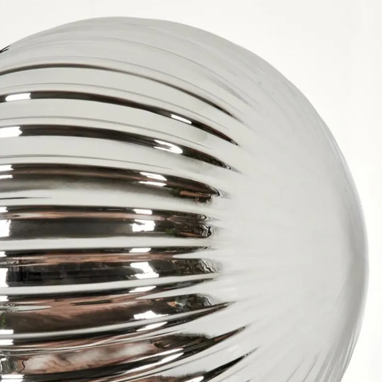 Lampadaire - Verre 15 cm Remaisnil Fumé, 6 lumières