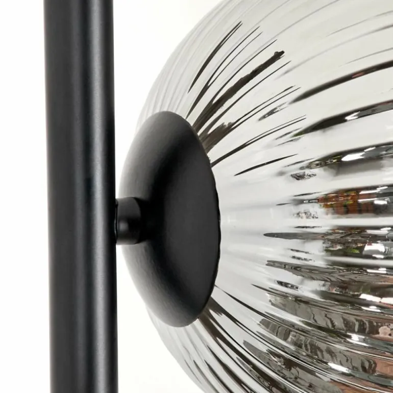Lampadaire - Verre 15 cm Remaisnil Fumé, 6 lumières