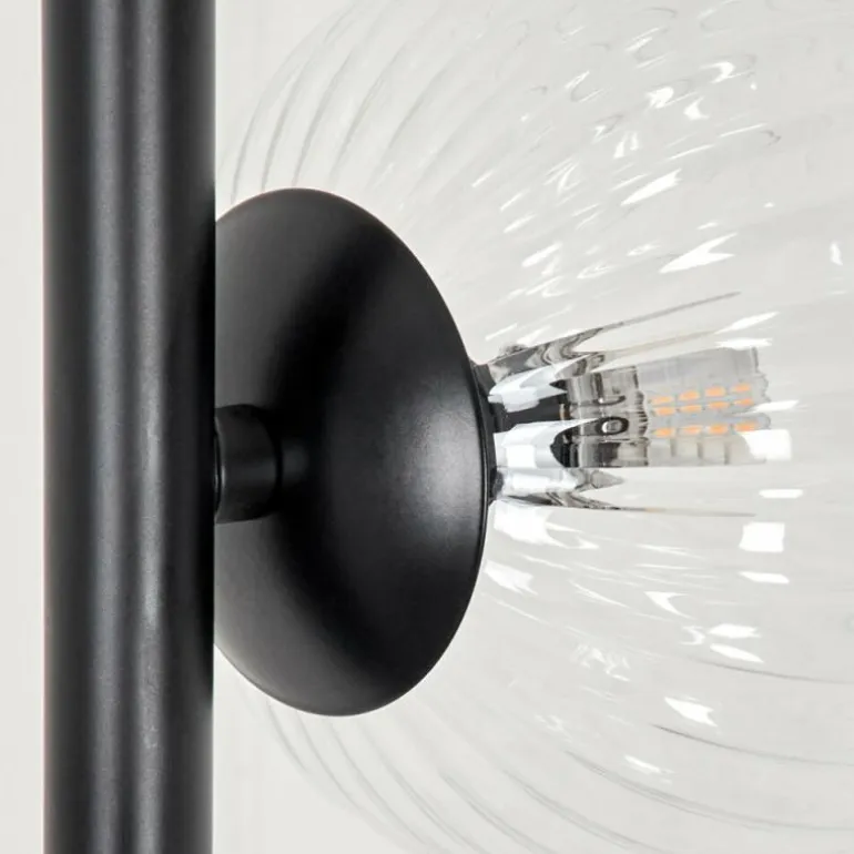 Lampadaire - Verre 12 cm Remaisnil Clair, 6 lumières