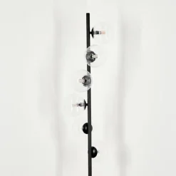 Lampadaire - Verre 12 cm Remaisnil Clair, 6 lumières