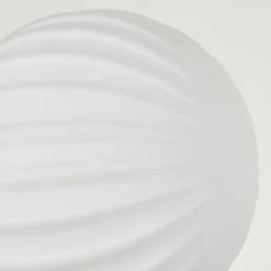 Lampadaire - Verre 10 cm Remaisnil Blanc, 6 lumières