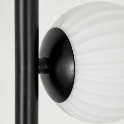 Lampadaire - Verre 10 cm Remaisnil Blanc, 6 lumières