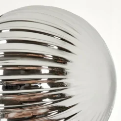 Lampadaire - Verre 15 cm Remaisnil Noir, 3 lumières