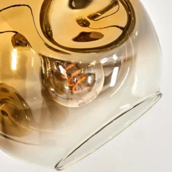 Lampadaire - Verre 15 cm Ripoll Or, Clair, 5 lumières