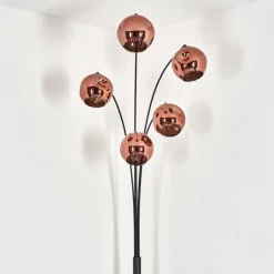 Lampadaire - Verre 15 cm Ripoll Cuivré, 5 lumières