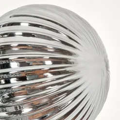 Lampadaire - Verre Remaisnil Noir, 5 lumières