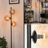 Lampadaire - Verre Remaisnil Noir, 3 lumières