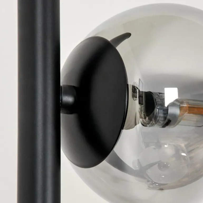 Lampadaire - Verre Remaisnil Clair, Fumé, 5 lumières