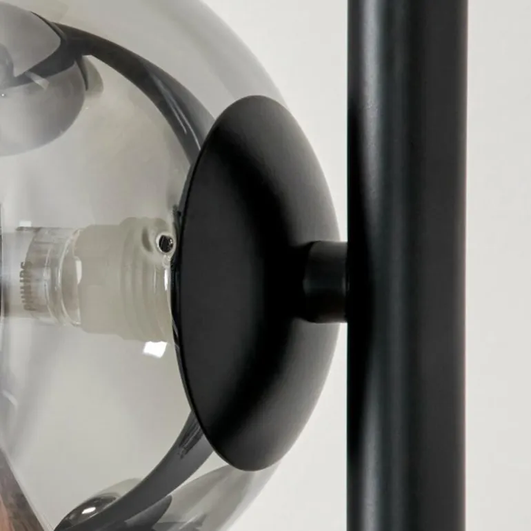 Lampadaire - Verre Remaisnil Clair, Fumé, 5 lumières