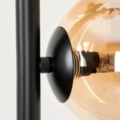 Lampadaire - Verre Remaisnil Ambre, 5 lumières