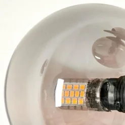 Lampadaire - Verre Remaisnil Fumé, 3 lumières