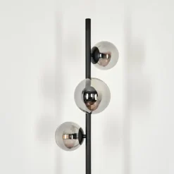 Lampadaire - Verre Remaisnil Fumé, 3 lumières