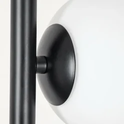 Lampadaire - Verre Remaisnil Blanc, 5 lumières