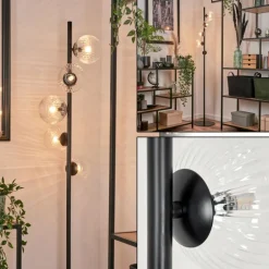 Lampadaire - Verre Remaisnil Clair, 5 lumières