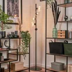 Lampadaire - Verre Remaisnil Clair, 5 lumières