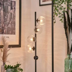 Lampadaire - Verre Remaisnil Clair, 5 lumières