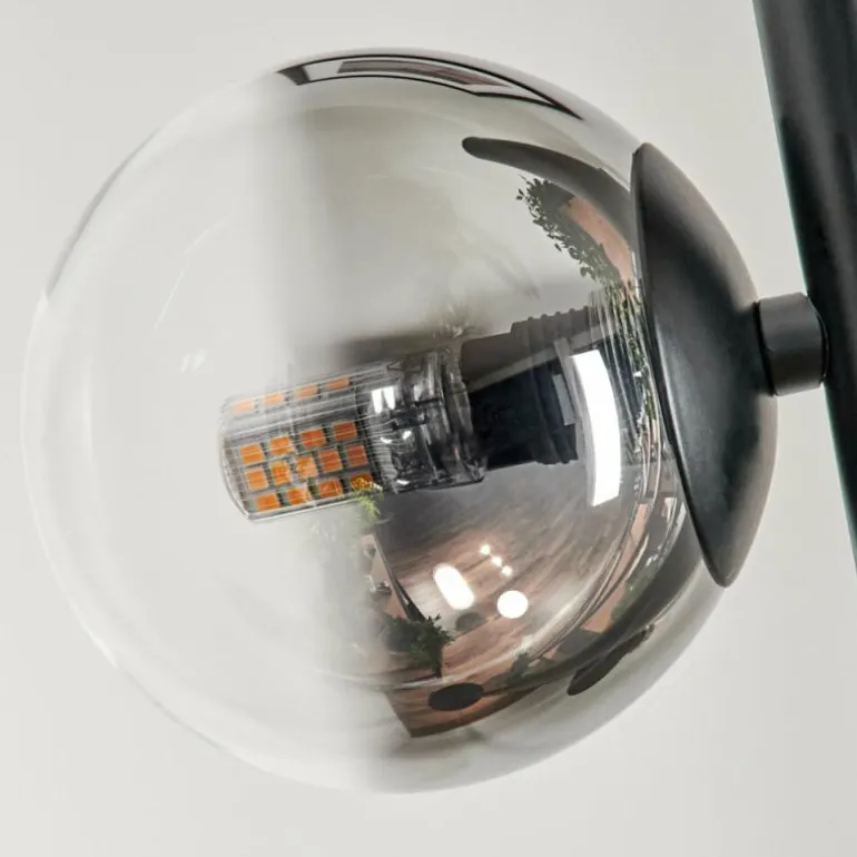Lampadaire - Verre Remaisnil Clair, Fumé, 3 lumières