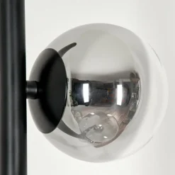 Lampadaire - Verre Remaisnil Clair, Fumé, 6 lumières