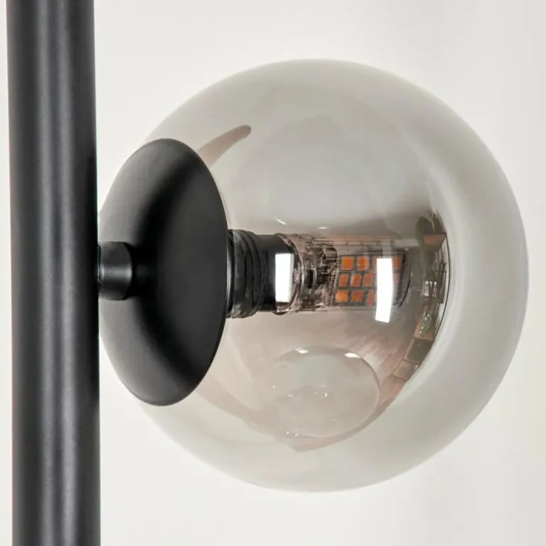 Lampadaire - Verre Remaisnil Fumé, 6 lumières