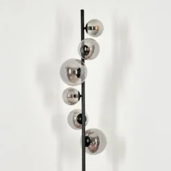 Lampadaire - Verre Remaisnil Fumé, 6 lumières
