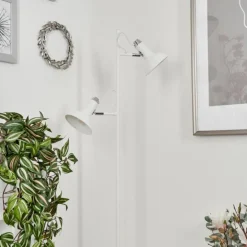 Lampadaire Vouzy Blanc, 2 lumières