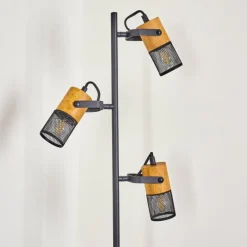 Lampadaire Agrons Noir, 3 lumières