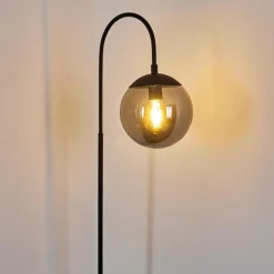 Lampadaire Agropoli Noir, 1 lumière