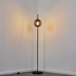 Lampadaire Agropoli Noir, 1 lumière