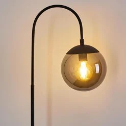 Lampadaire Agropoli Noir, 1 lumière