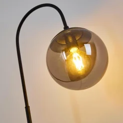 Lampadaire Agropoli Noir, 1 lumière