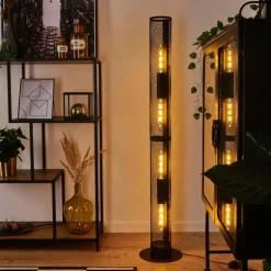 Lampadaire Akrema Noir, 1 lumière