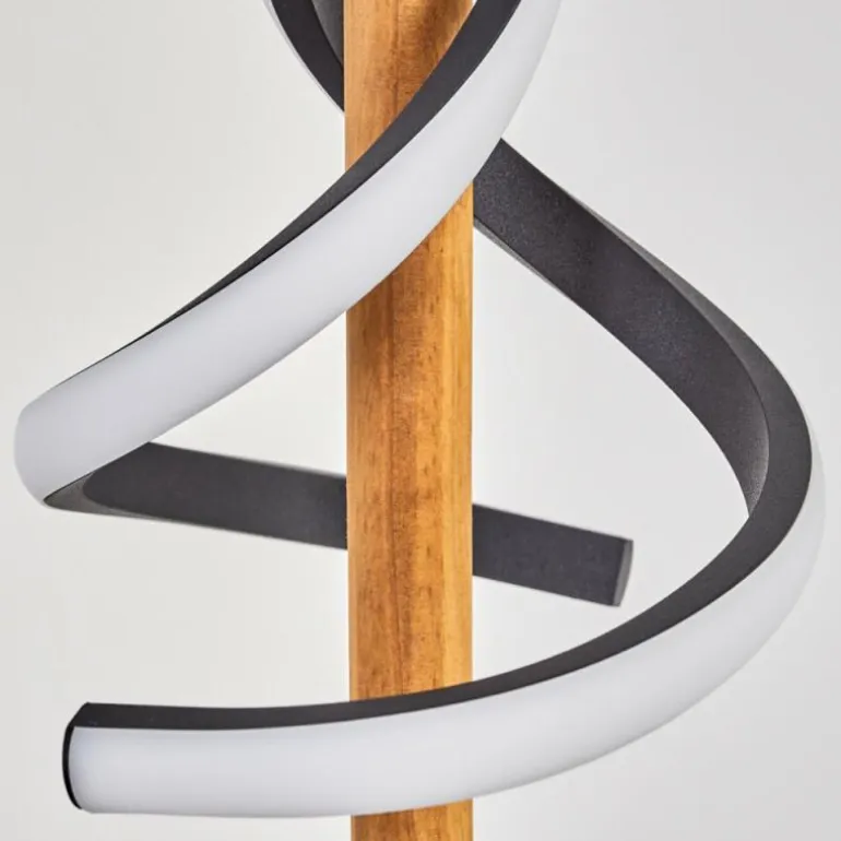 Lampadaire Alvarim LED Écru, Noir, 1 lumière