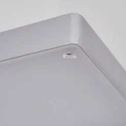 Lampadaire Anneau LED Argenté, 1 lumière