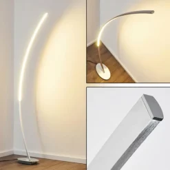 Lampadaire Antares LED Chrome, 1 lumière