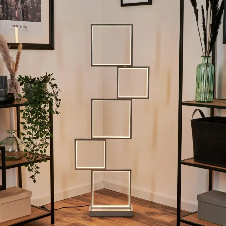 Lampadaire Bacolod LED Aluminium, 1 lumière